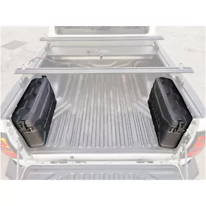 Pair of Ute Tub Storage Box Side Universal Tool Box Lockable Trailer Black - Picture 1 of 8