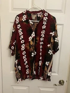 Go Native Hawaii Aloha Hemd Surfbrett Haleiwa Waimea Pipeline Luau Beach XL - Bild 1 von 3
