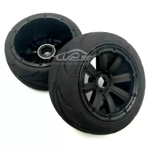 RC CAR Wear-resistant bald rear tires 2PCS for 1/5 HPI RV Baja 5B Truck Parts - Picture 1 of 4