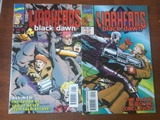WARHEADS BLACK DAWN COMIC SET # 1 & 2 MARVEL UK 1993
