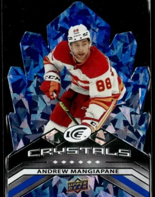 2021-22 Upper Deck ICE Crystals  Andrew Mangiapane Flames - Image 1 of 2