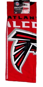 Northwest Officially Licensed NFL Beach Towel ATLANTA FALCONS NWT 30x60 - Picture 1 of 4