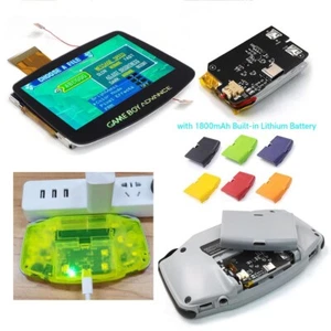 Kit Schermo LCD Laminato GBA IPS V5 con Ricaricabile Integrata per GameBoy Advance - Foto 1 di 27
