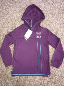 Camisa con Capucha Under Armour Heatgear Calce Suelto L/S para Niños Talla Juvenil XS NUEVA CON ETIQUETAS PRECIO DE VENTA SUGERIDO POR EL FABRICANTE $35 - Imagen 1 de 4