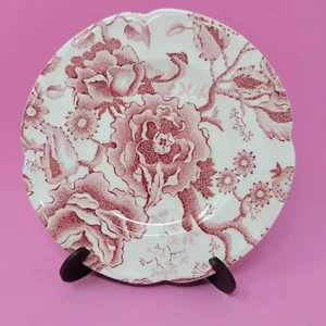 Johnson Brothers England Chippendale Red Pink Bread & Butter Plate patent 103232 - Picture 1 of 6