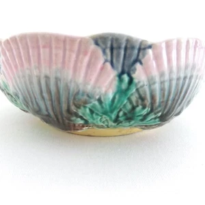 GRIFFIN, SMITH, HILL ETRUSCAN "SEAWEED AND SHELL" MAJOLICA BOWL AMERICAN 19THC - Picture 1 of 11