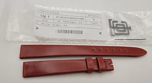 NEW OEM Tiffany & Co. Genuine Red Leather Watch Strap 12/10 mm 115+75mm France - Picture 1 of 2