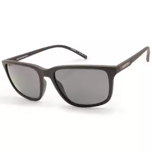 Gafas de sol unisex polarizadas negras/grises mate Arnette Pirx AN4288 275881 - Imagen 1 de 4