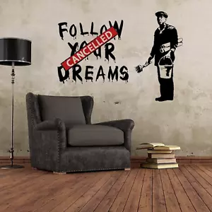 Urban Dreams Wall Decal - Inspiring Street Art Sticker - Picture 1 of 30