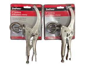 2 Pk 9' Locking Drill Press Clamp - Picture 1 of 1