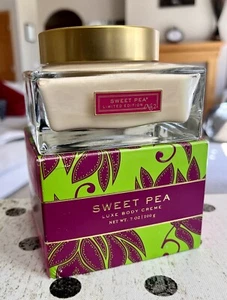 NEW Bath & Body Works Limited Edition SWEET PEA 7oz/200mg Luxe Body Creme NIB - Picture 1 of 9