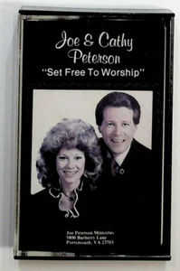 Joe & Cathy Peterson Set Free To Worship Gospel Christian Cassette Tape - Picture 1 of 3