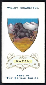 WILLS (O'SEAS) - ARMS OF THE BRITISH EMPIRE - #20 NATAL - Picture 1 of 2