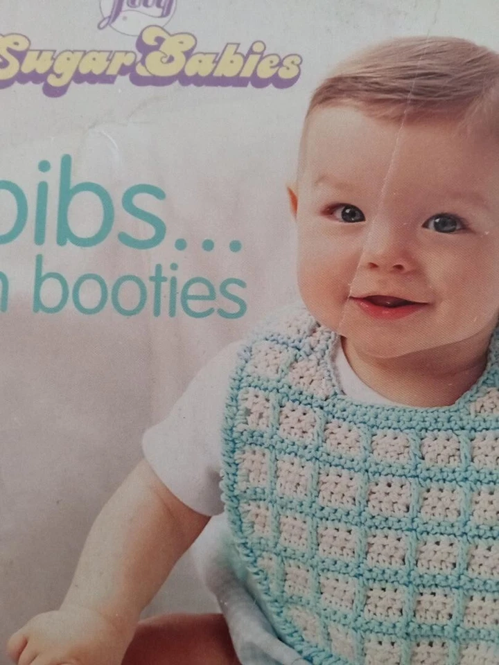 Pre-owned Lily Sugar Babies***BIBS 'N BOOTIES**to crochet - Image 1 of 1