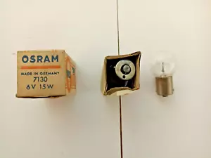Glühlampe 6 V Volt 15 W Watt Osram Oldtimer z.B.VW Käfer, Porsche 356 neu 2 Var. - Bild 1 von 7