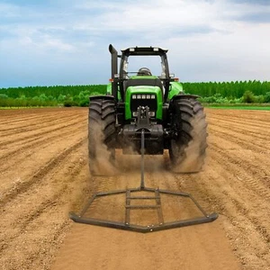 Farm Field Driveway Drag Grader Harrow Landscape Leveling Tool w/ Adjustable Bar - Picture 1 of 16