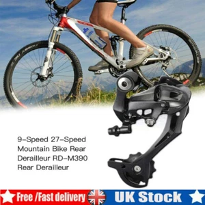 For Shimano Altus RD-M370 9/27 Speed Rear Mech Derailleur long Mountain Bike - Picture 1 of 10