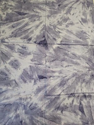 Cotton Batik Tie Dye Fabric Shades Of Purple 38"×45" - Image 1 of 4