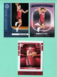 2024-25 NBA Hoops 233 Reed Sheppard + Skyview Frequent Flyers 3 Rookie Card Lot - Picture 1 of 1