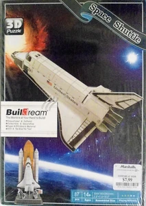 Rompecabezas 3D Transbordador Espacial NASA de 87 Piezas por Buildream Edades 14+ NUEVO, SIN ABRIR - Imagen 1 de 4