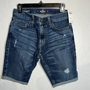 Hollister Skinny Denim Women’s Distressed Shorts 9” , W28 Epic Flex. NWT✅ (223) - Picture 1 of 11