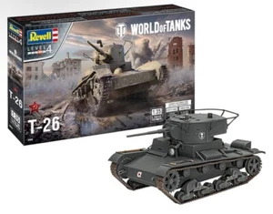 Revell, unlackiert 03505 T-26 World of Tanks Plastikmodellbausatz Maßstab 1:35 - Bild 1 von 2