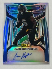Camerun Peoples 2023 Leaf Metal Football No.BA-CP1 4/8 Autograph Rookie Card