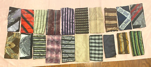 Pocket Square Hankies Handkerchiefs Polyester Micro Fiber Lot of 20 for Men