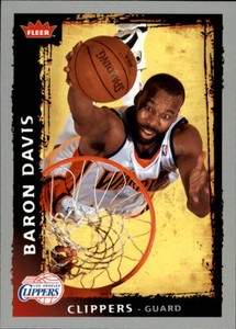 2008-09 Fleer Los Angeles Clippers Basketball Card #176 Baron Davis