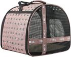 Airline Approved Pet Carrier with Ventilated Mesh Windows for Outdoor Use 15 Lbs