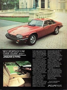 Original Farbanzeige Jaguar XJS S-Type V12 "Best Sports GT Car" Bj 1985 - Bild 1 von 1