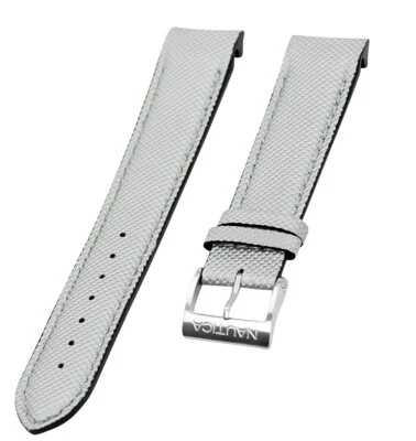 Correa de reloj original Nautica para hombre N14570G | A14570G NST 06 gris 22 mm | extremos curvos Foto 1 de 3