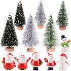 15 Pcs Small Figurines Car Decoration Christmas Snow Ornament Juicy