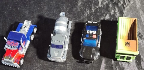 Transformers Hasbro RPMs MIXMASTER BARRICADE LONG HAUL OPTIMUS PRIME lot BX87 Cover