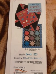 Kwik Kits Atomic Windmills Quilting Kit - Picture 1 of 2