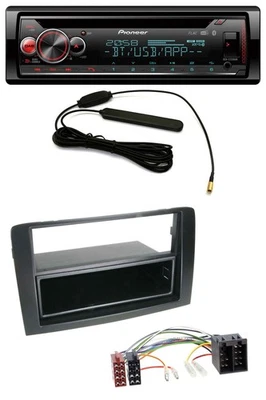Pioneer USB DAB MP3 Bluetooth CD Autoradio für Fiat Idea (350 03-11) schwarz - Bild 1 von 4