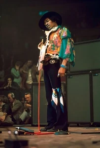 Jimi Hendrix Photo Poster Rock Legend 1969 Soft Machine Photography - Picture 1 of 1