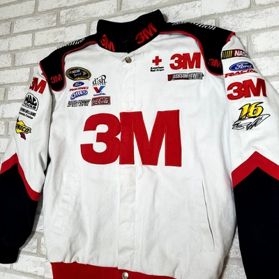 Chase Authentics NASCAR Drivers Line Greg Biffle Roush Renway 3M Jacket Mens M - Image 1 of 4