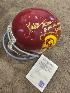 Marcus Allen Signed USC Helmet With Heisman 82 Full Size Helmet Limited Edition - Picture 1 of 9