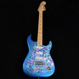 Fender MIJ Limited Stratocaster Blue Flower 2025 From JAPAN - Picture 1 of 11