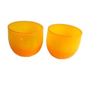 Glassybaby Tränke 2er Set Pre-Triskelion Orange Gelb Mimose? Brille - Bild 1 von 6