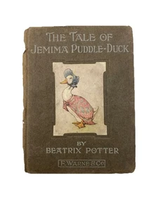 The Tale Of Jemima Puddle Duck By Beatrix Potter 1908 First Edition Book. - Picture 1 of 8