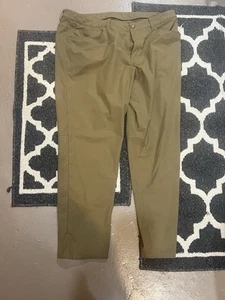 Lululemon ABC Warpstream 40 X 31 Dark Tan - Picture 1 of 2