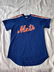 Vintage New York Mets Cone 44 Baseball Shirt Gr. L Majestic ST33 - Bild 1 von 13