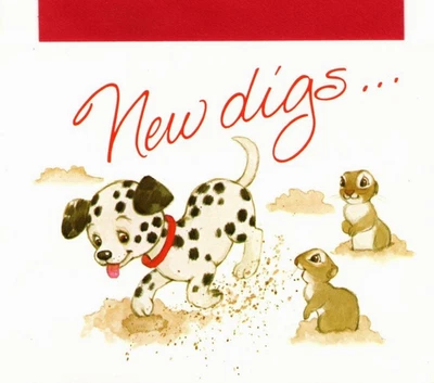 New Home Address We've Moved Dalmatian Arlene Noel Cards - Set of 8 - Image 1 of 3