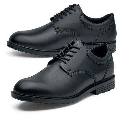 Shoes for Crews Unisex Cambridge II Dress Shoe in Black - Anti Slip