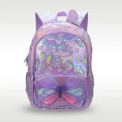 Original Butterfly Flutter Classic Backpack School Bag Girls Travel Bag - image 1 of 4