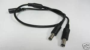 CCTV Camera Power Splitter 1in 2 out. 2.1X5.5mm Plug - Picture 1 of 2