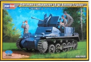 Hobby Boss 1/35 German Flakpanzer IA w/Ammo Trailer SPAAG #80147 *sealed* - Picture 1 of 1