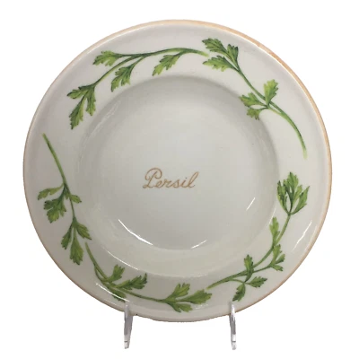 Williams Sonoma BOUQUET GARNI Persil 10.5" Pasta Bowl Italian Pottery Retired - Imagem 1 de 4